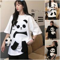 MHT60153 夏裝熊貓造型短袖T恤