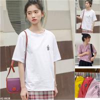 M42-8028 夏季純棉刺繡短袖T恤